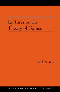 Lectures on the Theory of Games (AM-37) (eBook, PDF) - Kuhn, Harold William
