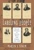 Labeling People (eBook, PDF)