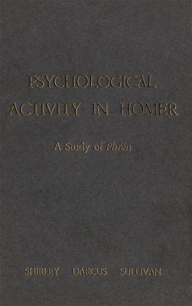 Psychological Activity in Homer (eBook, PDF)