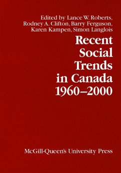 Cover Recent Social Trends in Canada, 1960-2000 (eBook, PDF)