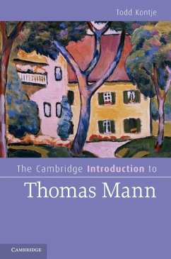 Cambridge Introduction to Thomas Mann (eBook, ePUB) - Kontje, Todd