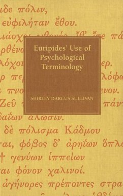 Cover Euripides' Use of Psychological Terminology (eBook, PDF)