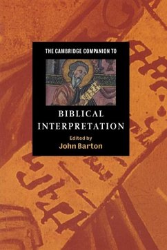 Cambridge Companion to Biblical Interpretation (eBook, ePUB)