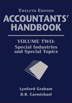 Accountants' Handbook, Volume Two, Special Industries and Special Topics (eBook, PDF) - Carmichael, D. R.; Graham, Lynford