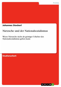 Nietzsche und der Nationalsozialismus (eBook, ePUB) - Stockerl, Johannes