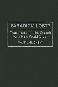Paradigm Lost? (eBook, PDF) - Jablonsky, David