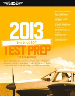 Cover Certified Flight Instructor Test Prep 2013 (PDF eBook) (eBook, PDF)