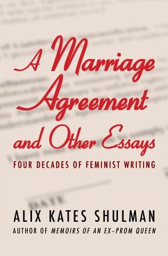 Cover A Marriage Agreement and Other Essays (eBook, ePUB)
