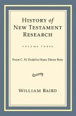 History of New Testament Research (eBook, ePUB)