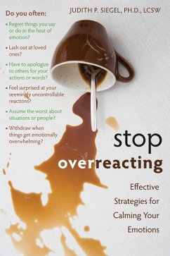 Stop Overreacting (eBook, ePUB) - Siegel, Judith