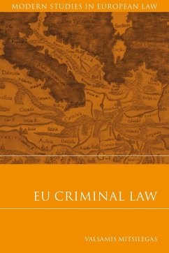 EU Criminal Law (eBook, PDF) - Mitsilegas, Valsamis