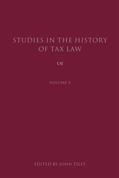 Cover Studies in the History of Tax Law, Volume 5 (eBook, PDF)