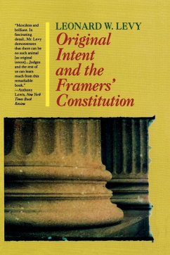 Cover Original Intent and the Framers' Constitution (eBook, ePUB)