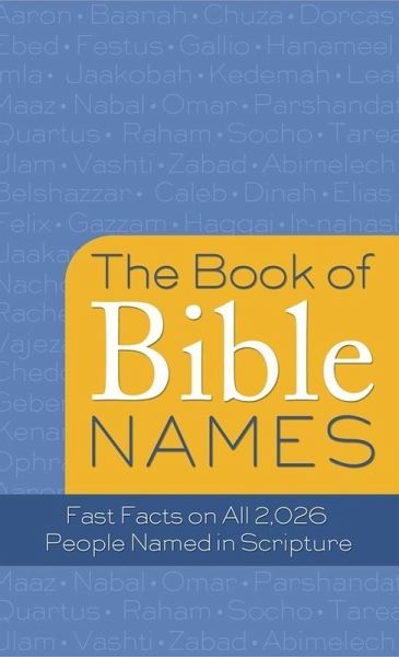 Book of Bible Names (eBook, ePUB)
