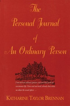 The Personal Journal of an Ordinary Person (eBook, ePUB) - Brennan, Katharine Taylor
