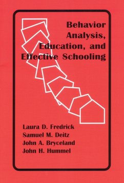 Cover Behavior Analysis, Education, and Effective Schooling (eBook, ePUB)