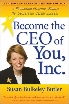 Become the CEO of You, Inc. (eBook, ePUB) - Butler, Susan Bulkeley