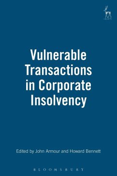 Vulnerable Transactions in Corporate Insolvency (eBook, PDF)