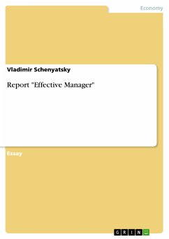 Report &quote;Effective Manager&quote; (eBook, PDF)