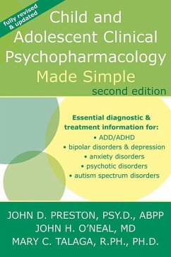 Cover Child and Adolescent Clinical Psychopharmacology Made Simple (eBook, PDF)