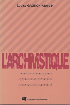 Cover L'archivistique (eBook, PDF)
