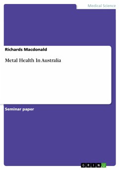 Metal Health In Australia (eBook, PDF)