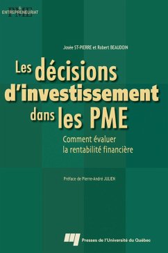 Cover Les decisions d'investissement dans les PME (eBook, PDF)