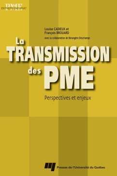 Cover La transmission des PME (eBook, PDF)