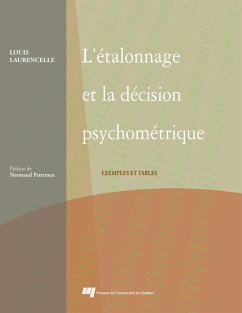 Cover Étalonnage et la décision psychométrique (eBook, PDF)