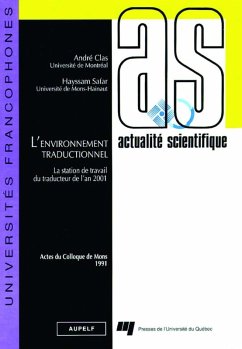 Cover L'environnement traductionnel (eBook, PDF)