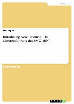 Introducing New Products - Die Markteinführung des BMW MINI (eBook, ePUB)