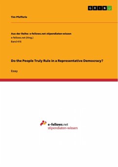 Do the People Truly Rule in a Representative Democracy? (eBook, ePUB)