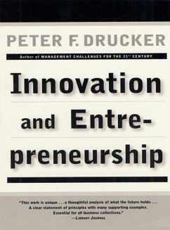 Innovation and Entrepreneurship (eBook, ePUB) - Drucker, Peter F.