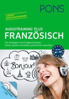 PONS Audiotraining Plus Französisch, Audio-CD + Begleitbuch