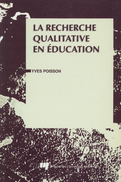 La recherche qualitative en education (eBook, PDF)