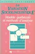 La variation sociolinguistique (eBook,... - Bild 1