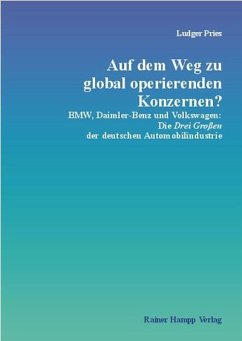 Auf dem Weg zu global operierenden Konzernen? (eBook, PDF) - Pries, Ludger