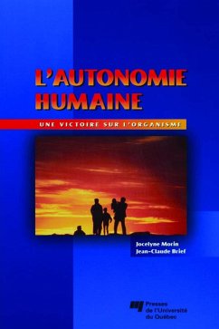 Cover L'autonomie humaine (eBook, PDF)