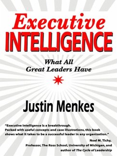 Executive Intelligence (eBook, ePUB) - Menkes, Justin