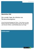 Die Lebens- und Wohnsituation der Arbeiter im Werkswohnungsbau und der Stadt am Ende des 19. Jahrhunderts (eBook, PDF)