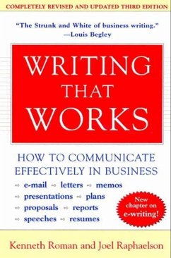 Writing That Works, 3rd Edition (eBook, ePUB) - Roman, Kenneth; Raphaelson, Joel