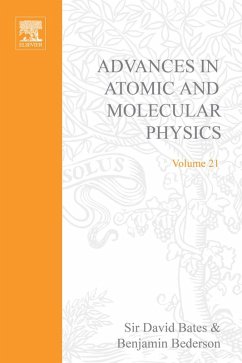 Cover Advances in Atomic and Molecular Physics (eBook, PDF)