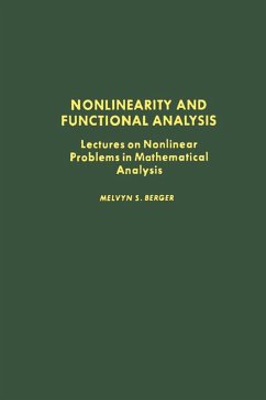 Nonlinearity and Functional Analysis (eBook, ePUB) - Berger, Melvyn S.