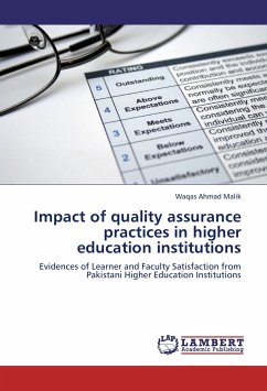 Impact of quality assurance practices in higher education institutions - Ahmad Malik, Waqas