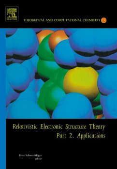 Cover Relativistic Electronic Structure Theory (eBook, ePUB)