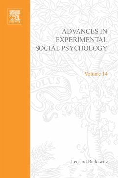 Advances in Experimental Social Psychology (eBook, PDF)