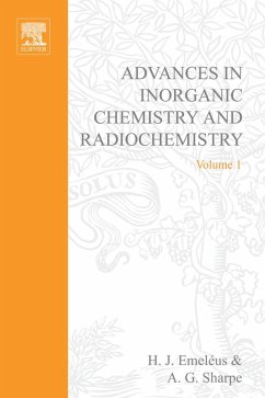 Advances in Inorganic Chemistry and Radiochemistry (eBook, PDF)