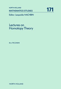 Lectures on Homotopy Theory (eBook, PDF) - Piccinini, R. A.