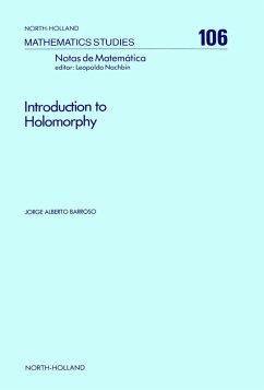 Introduction to Holomorphy (eBook, PDF) - Barroso, J. A.