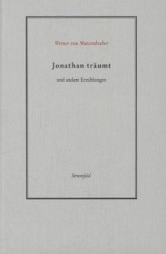 Jonathan träumt - Mutzenbecher, Werner von